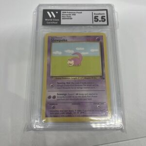 1999 Pokemon Slowpoke 55/62 Fossil‎  WCC 5.5 EX Non Holo